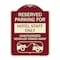 Signmission Reserved Parking for Hotel Staff Unauthorized Vehicles Towed Away Alum, 24" x 18", BU-1824-23097 A-DES-BU-1824-23097 - alternate 1